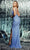 Chic and Holland AF330172 - Plunging V-Neck Jeweled Prom Dress Prom Dresses
