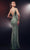 Chic and Holland AF330189 - Cold Shoulder Sequined Evening Gown Evening Dresses