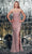 Chic and Holland HF110221 - Cross Sweetheart Evening Gown Prom Dresses 16 / Pink
