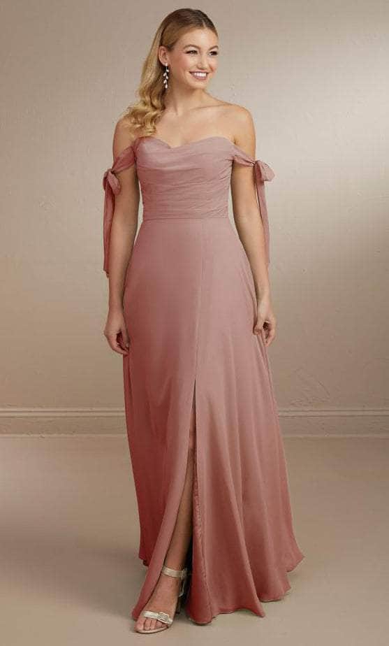 Christina Wu Celebration 22162 - Chiffon Gown Special Occasion Dress 0 / Mauve