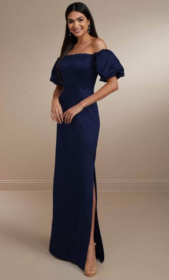 Christina Wu Celebration 22163 - Satin Evening Gown Special Occasion Dress 0 / Navy