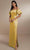 Christina Wu Celebration 22163 - Satin Evening Gown Special Occasion Dress 0 / Ochre