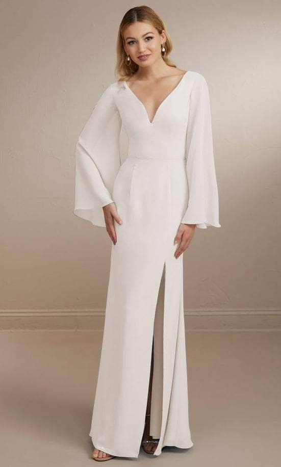 Christina Wu Celebration 22164 - Chiffon Evening Gown Special Occasion Dress 0 / Ivory