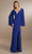 Christina Wu Celebration 22164 - Plunging Neck Chiffon Gown Special Occasion Dress 0 / Royal