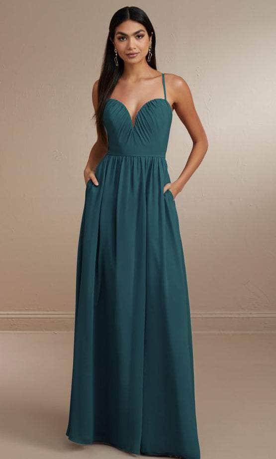 Christina Wu Celebration 22166 - A-line Evening Gown Special Occasion Dress 0 / Teal