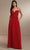 Christina Wu Celebration 22166 - Chiffon Gown Special Occasion Dress 0 / Red