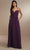 Christina Wu Celebration 22166 - Shirred Deep Sweetheart Evening Gown Special Occasion Dress 0 / Aubergine