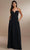 Christina Wu Celebration 22166 - Shirred Deep Sweetheart Evening Gown Special Occasion Dress 0 / Black