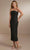 Christina Wu Celebration 22167 - Allover Sequin Prom Dress With Slit Evening Dresses 0 / Black Matte