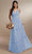 Christina Wu Celebration 22170 - Prom Dress With Ruffled Skirt Special Occasion Dress 0 / Chambray