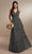 Christina Wu Celebration 22170 - Prom Dress With Ruffled Skirt Special Occasion Dress 0 / Charcoal