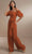 Christina Wu Celebration 22171 - Jumpsuit Special Occasion Dress 0 / Terracotta