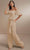 Christina Wu Celebration 22171 - Off-Shoulder Chiffon Jumpsuit Special Occasion Dress 0 / Spritz