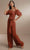 Christina Wu Celebration 22171 - Off-Shoulder Puff Sleeve Jumpsuit Special Occasion Dress 0 / Autumn