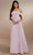Christina Wu Celebration 22172 - Off-Shoulder A-line Dress Special Occasion Dress 0 / Dusty Lavender