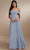 Christina Wu Celebration 22172 - Off-Shoulder Dress Special Occasion Dress 0 / Chambray