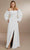 Christina Wu Celebration 22175 - A-line Chiffon Dress Winter Formals and Balls 0 / White