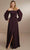 Christina Wu Celebration 22175 - Long Sleeve A-line Prom Dress Bridesmaid Dresses 0 / Aubergine