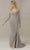 Christina Wu Elegance 17101 - Illusion Sleeve Sheath Evening Dress Evening Dresses 2 / Platinum