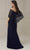 Christina Wu Elegance 17113 - Lace Cape Sheath Evening Dress Evening Dresses