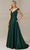Christina Wu Elegance 17117 - Pleat Bodice A-Line Evening Dress Evening Dresses 2 / Hunter