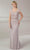 Christina Wu Elegance 17122 - Blouson V-Neck Evening Gown Evening Dresses 6 / Truffle
