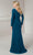 Christina Wu Elegance 17134 - Long Sleeve Jersey Evening Gown Winter Formals and Balls