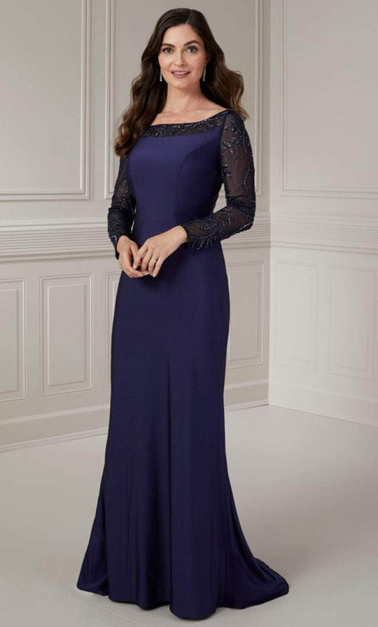 Christina Wu Elegance 17138 - Beaded Appliqued Evening Gown