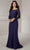 Christina Wu Elegance 17138 - Beaded Appliqued Evening Gown Evening Dresses 6 / Navy