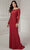 Christina Wu Elegance 17138 - Beaded Appliqued Evening Gown Evening Dresses 6 / Wine