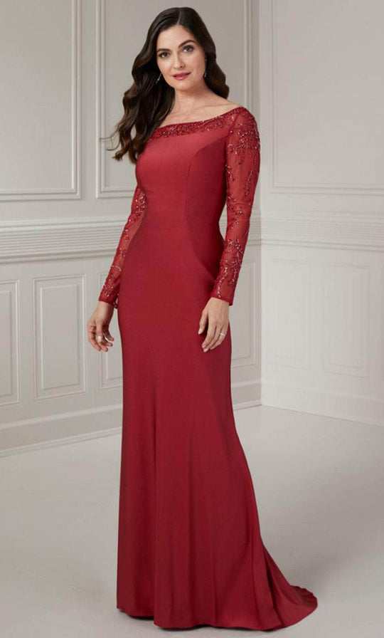 Christina Wu Elegance 17138 - Beaded Appliqued Evening Gown