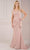 Christina Wu Elegance 17143 - Cap Sleeve Wrap Evening Dress Evening Dresses 2 / Rose Gold