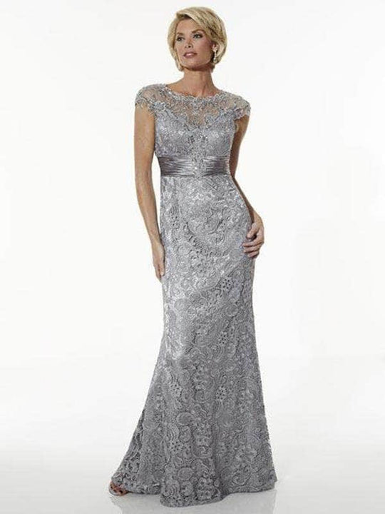 Christina Wu Elegance - Cape Sleeve Lace Formal Gown 20176
