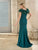 Christina Wu Eleganve 17165 - Feather Neckline Sheath Prom Gown Special Occasion Dress