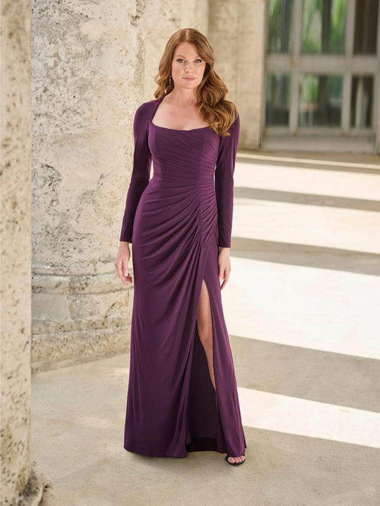 Christina Wu Elegance 17168 - Scoop Neck Draped Evening Gown