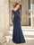 Christina Wu Eleganve 17169 - Sheer Sleeve Sheath Evening Gown Special Occasion Dress