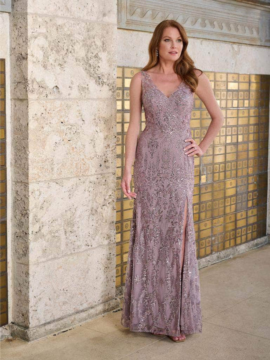 Christina Wu Elegance 17177 - Sleeveless Beaded Lace Evening Gown