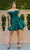 Cinderella Couture 5120J - Sweetheart Glitter A-Line Cocktail Dress Special Occasion Dress XS / Green Hunter