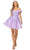 Cinderella Couture 5120J - Sweetheart Glitter A-Line Cocktail Dress Special Occasion Dress XS / Lilac