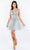 Cinderella Couture 5125J - Dual Straps Embellished Cocktail Dress Special Occasion Dress XS / Silver