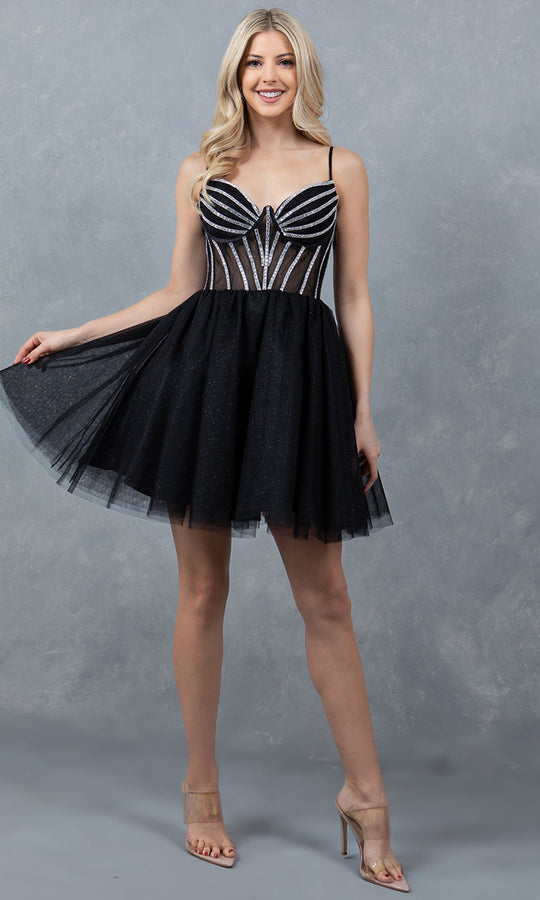 Cinderella Couture 5138J - Sweetheart Neckline Corset Party Dress
