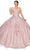 Cinderella Couture 8020J - Off Shoulder Floral Glitter Ballgown Special Occasion Dress