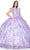 Cinderella Couture 8021J - Off-Shoulder 3D Floral Embellished Ballgown Special Occasion Dress