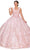 Cinderella Couture 8030J - Sweetheart Floral Appliqued Ballgown Special Occasion Dress XS / Blush