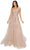 Cinderella Couture 8031J - Floral Embroidered Tulle Prom Gown Special Occasion Dress