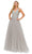 Cinderella Couture 8034J - Sequined Lace V-Neck Prom Gown Special Occasion Dress