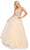 Cinderella Couture 8034J - Sequined Lace V-Neck Prom Gown Special Occasion Dress