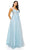 Cinderella Couture 8038J - 3D Floral Applique V-Neck Prom Dress Special Occasion Dress