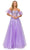 Cinderella Couture 8042J - Sweetheart Appliqued A-Line Prom Gown Special Occasion Dress XS / Lilac