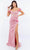 Cinderella Couture 8050J - Floral Appliqued Sweetheart Prom Gown Special Occasion Dress XS / Rose
